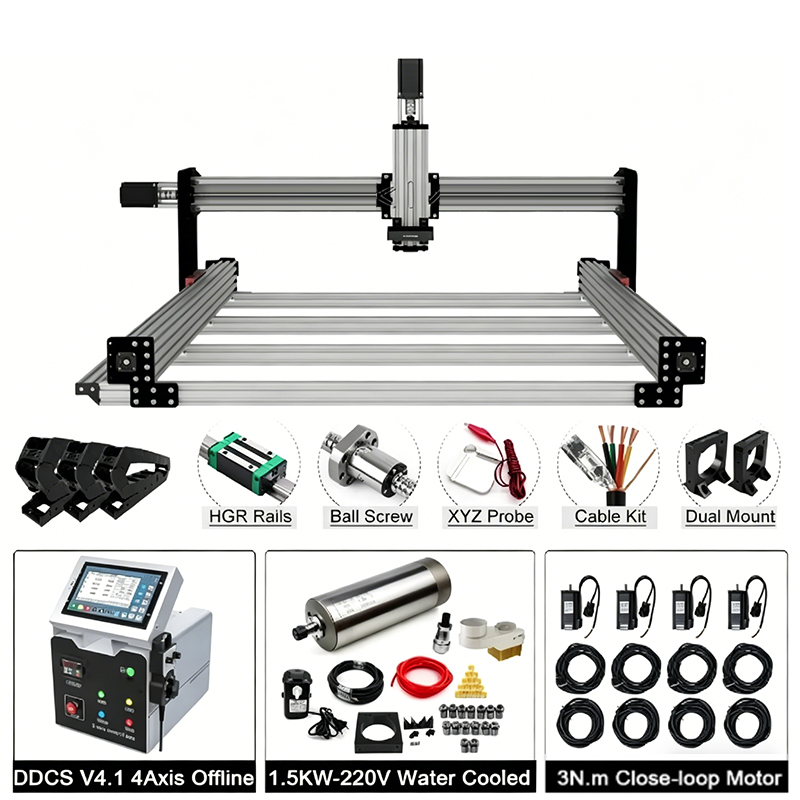 DDCS V4.1 ระบบควบคุมออฟไลน์ 4  - Ddcs V4.1 4 Axis Cnc Offline Controller บทวิจารณ์และราคา