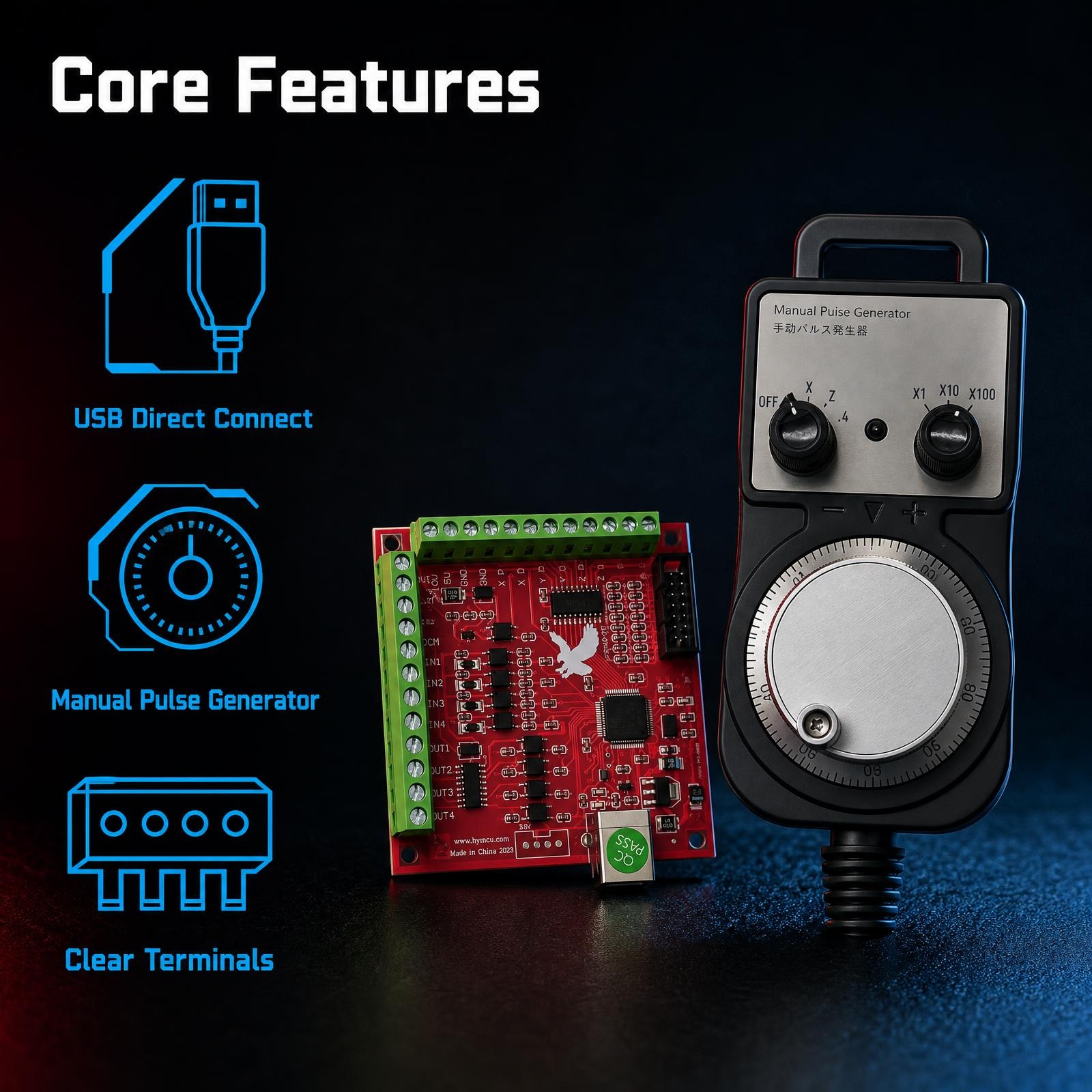 การ์ดควบคุม CNC Mach3 แบบ USB  - Mach3 Usb Cnc Controller 4 Axis 100Khz บทวิจารณ์และราคา